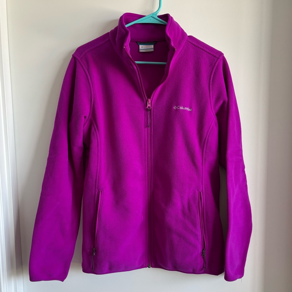 Columbia Fuscia Fleece Jacket